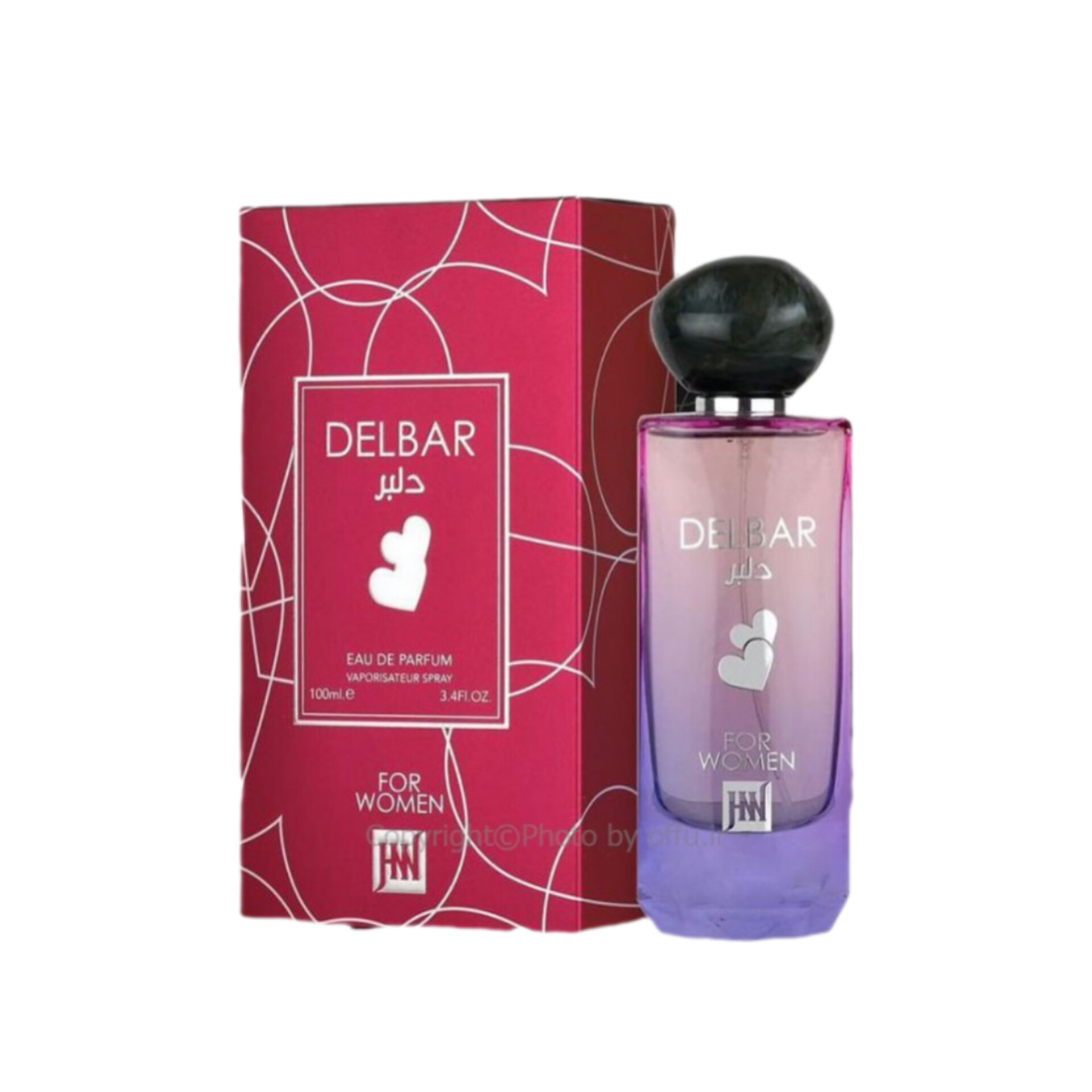 ادکلن زنانه جانوین مدل دلبر فور وومن رایحه شالیز صورتی  حجم ۱۰۰ میل